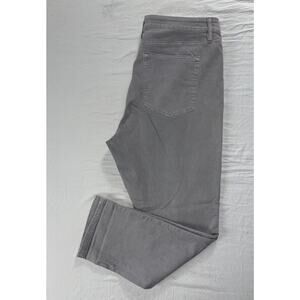 Ann Taylor Loft Curvy Skinny Crop Lightweight Stretch Jeans. Gray, Women's 32.